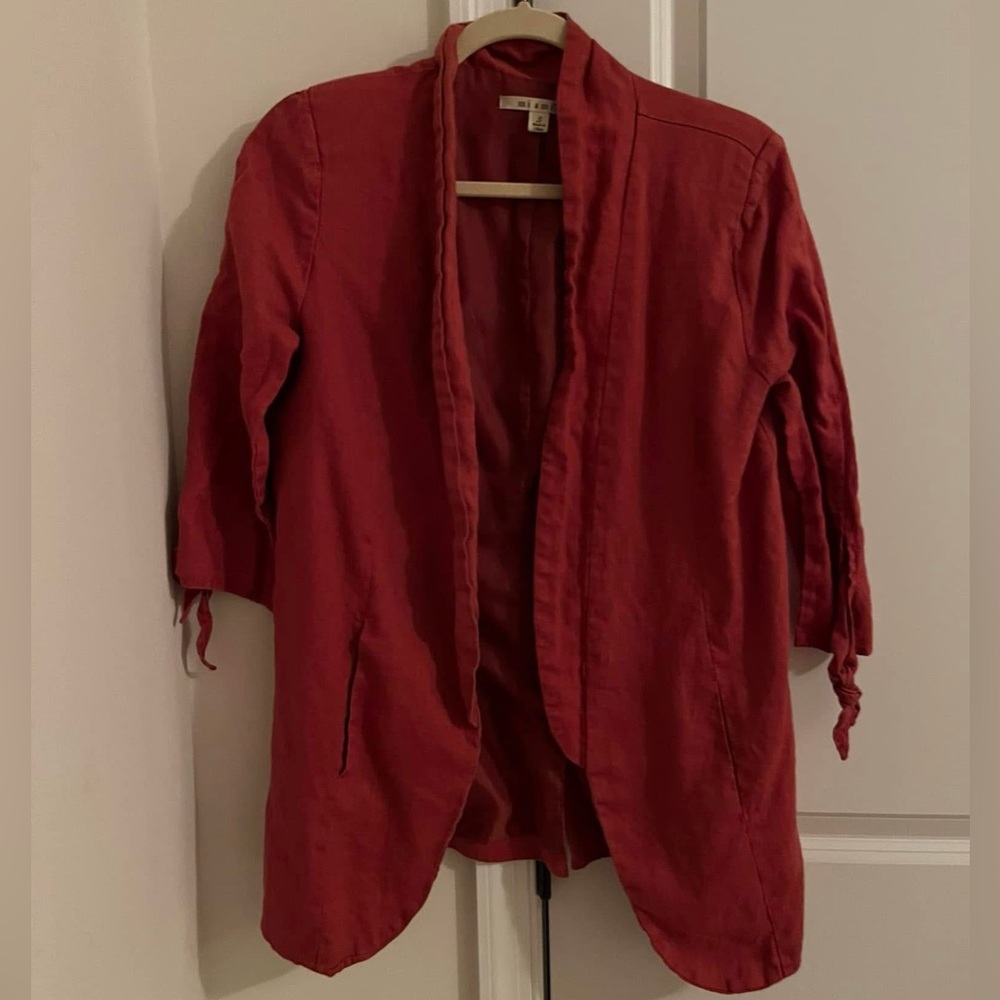Francesca's Collections Women's Burnt Orange Blazer
